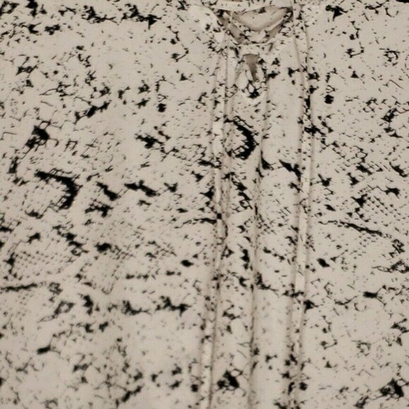 Eight Sixty Snake Print High Low Flowy Blouse Med - Picture 3 of 7